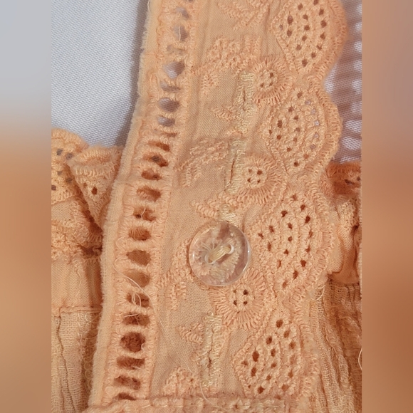 Free People Because Of You Blousen Tank Top Cotton/linen Blend Size Large - Picture 3 of 11